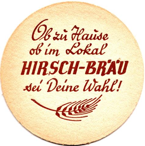 balingen bl-bw hirsch rund 1b (215-ob zu hause-braun)